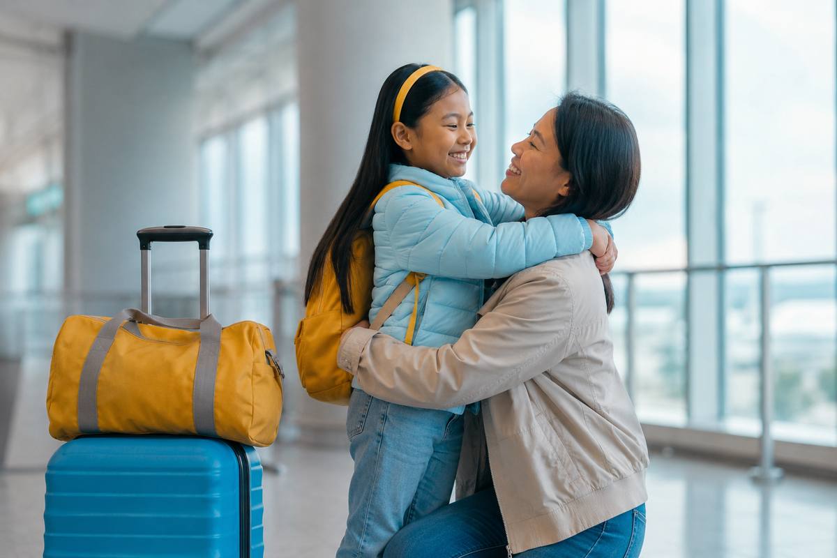 Filipino parent reunited with their dependent child in Canada