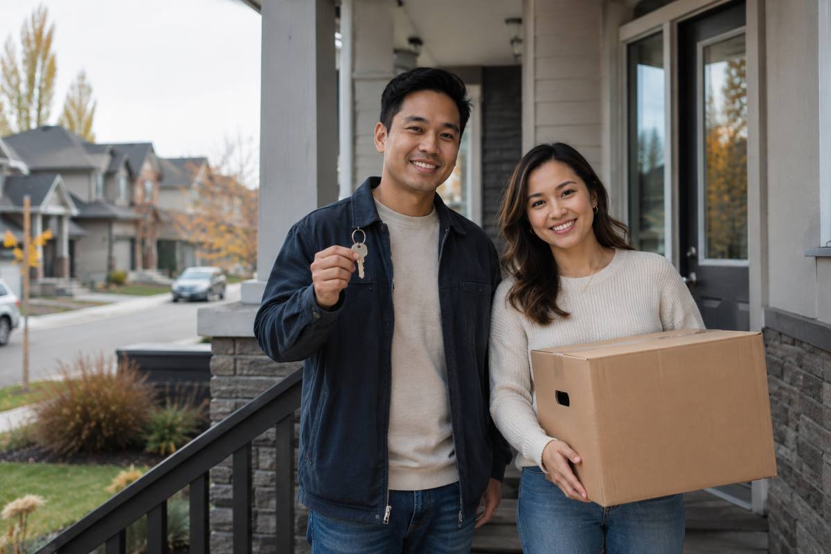 Filipino couple settling into their new home as Canadian permanent residents