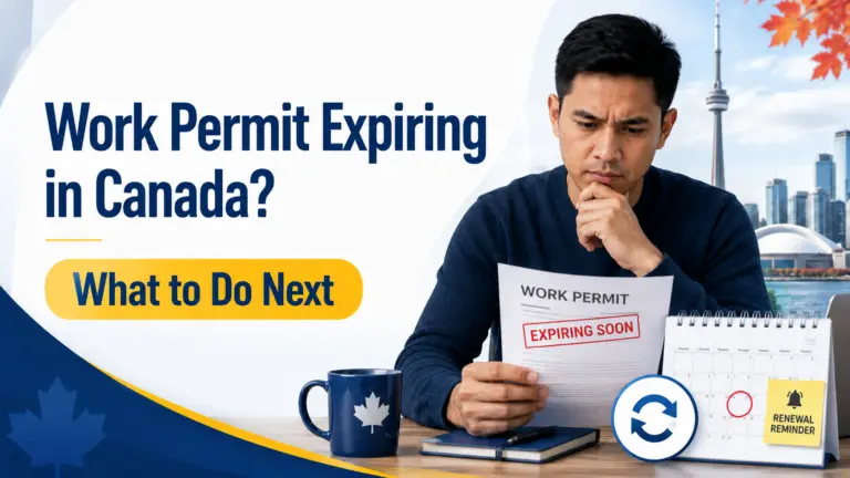 Work permit expiring in Canada? Temporary foreign worker reviewing options to extend status, restore status, or remain legally in Canada.